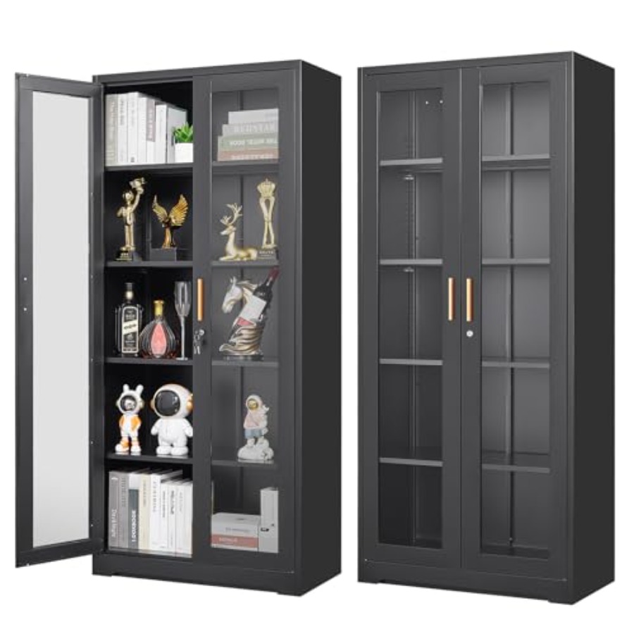 Glass Cabinet Display - خزانة عرض معدنية زجاجية رقم 71
