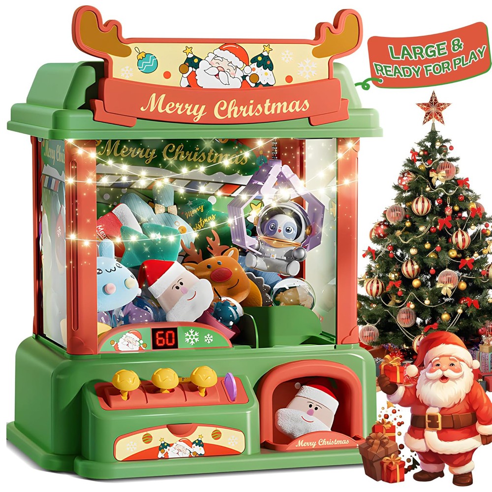 Arcade Toy Claw Vending Machine - آلة مخلب عيد الميلاد للأطفال ،