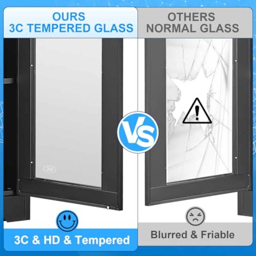 خزانة عرض معدنية زجاجية رقم 71 - مراجعة Glass Cabinet Display وسعره