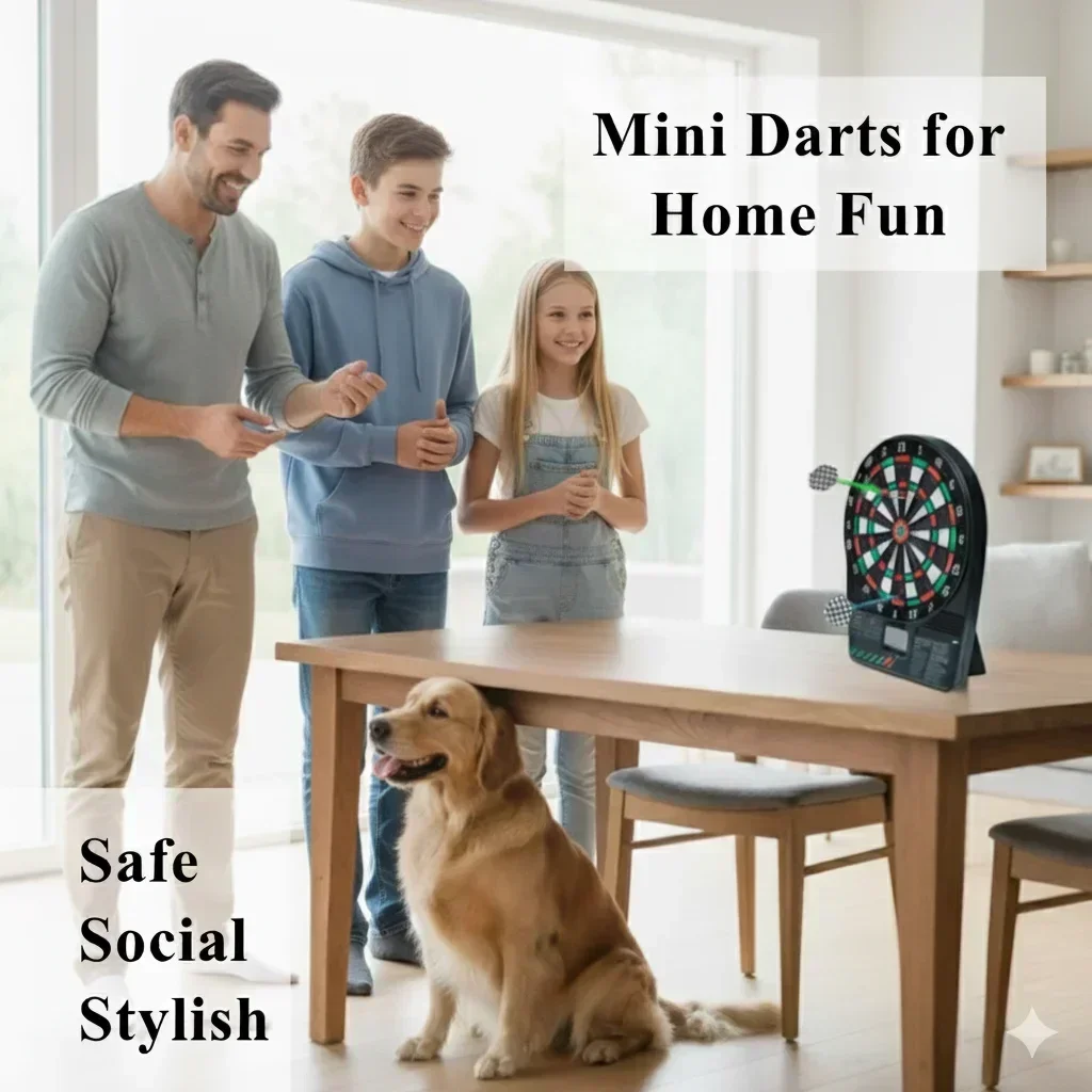 لوحة رمي السهام الإلكترونية ال - مراجعة Electronic Dartboard Cabinet وسعره