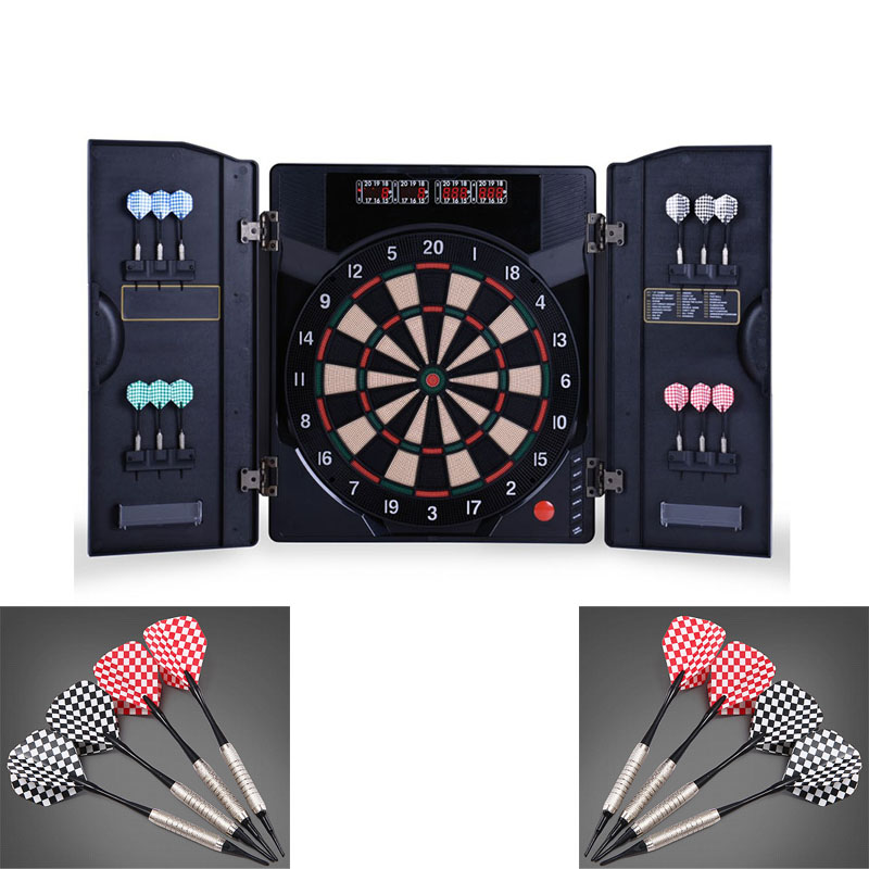 خزانة رمي السهام الإلكترونية م - مراجعة Electronic Dartboard Cabinet وسعره