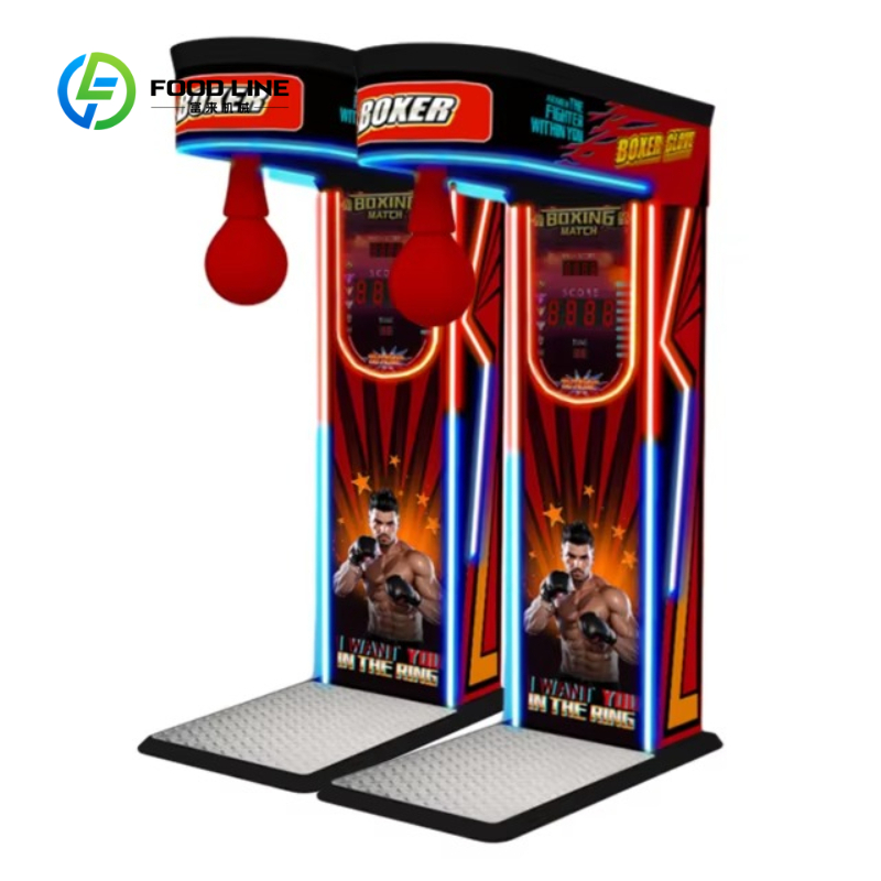 آلة ألعاب الملاكمة الإلكترونية - مراجعة Vending Arcade Games وسعره