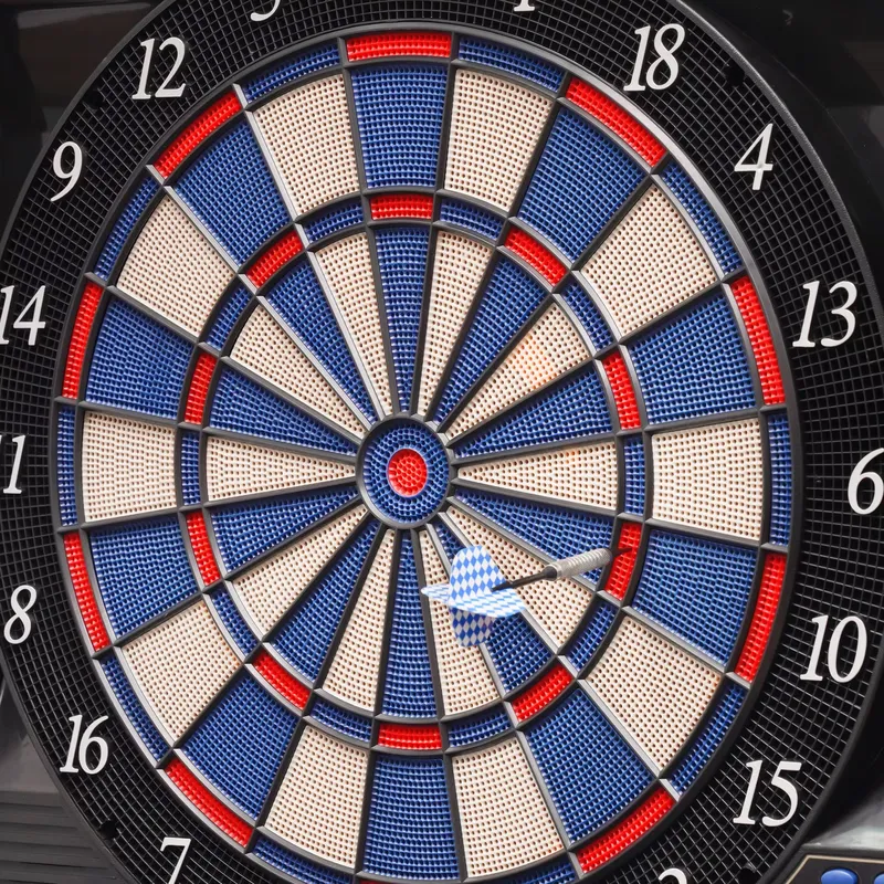 لوحة سهام تدريبية إلكترونية مز - مراجعة Electronic Dartboard Cabinet وسعره